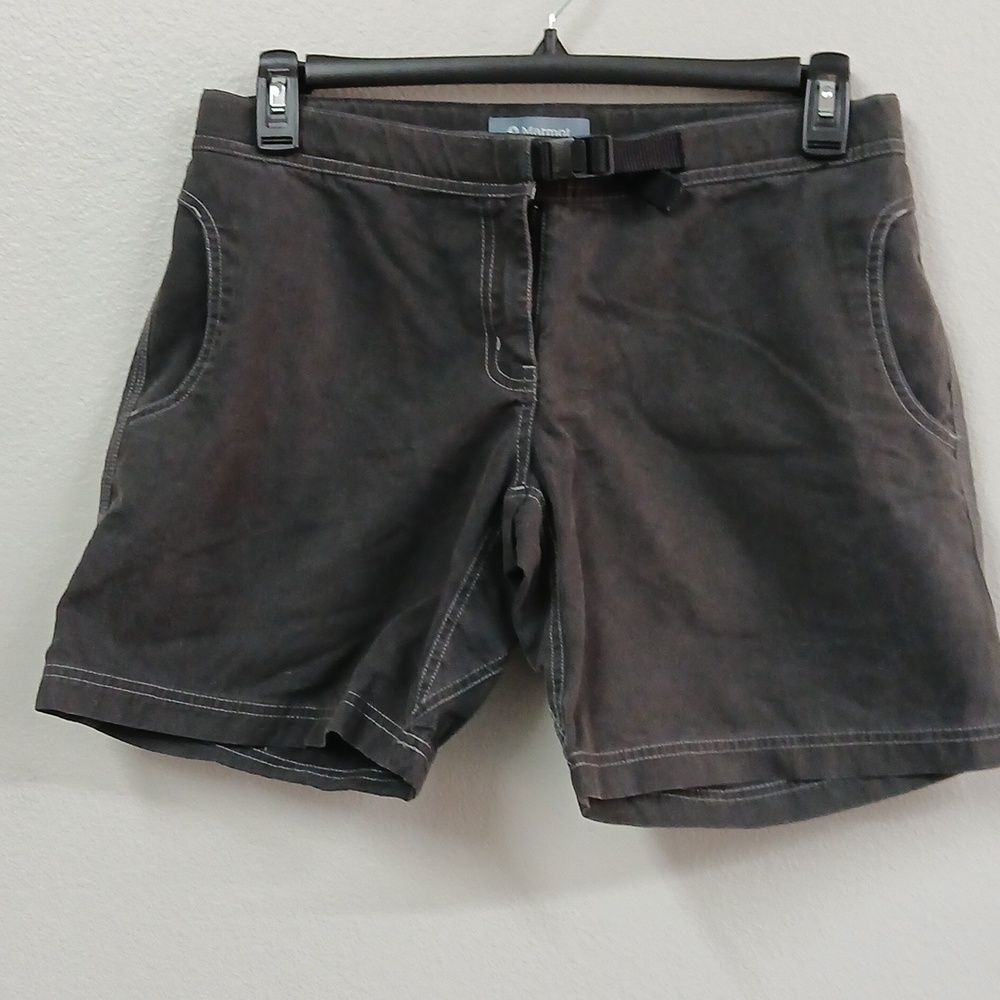 Marmot Kodachrome Black Women's 6” Inseam Shorts Hiking Gorpcore Size 10